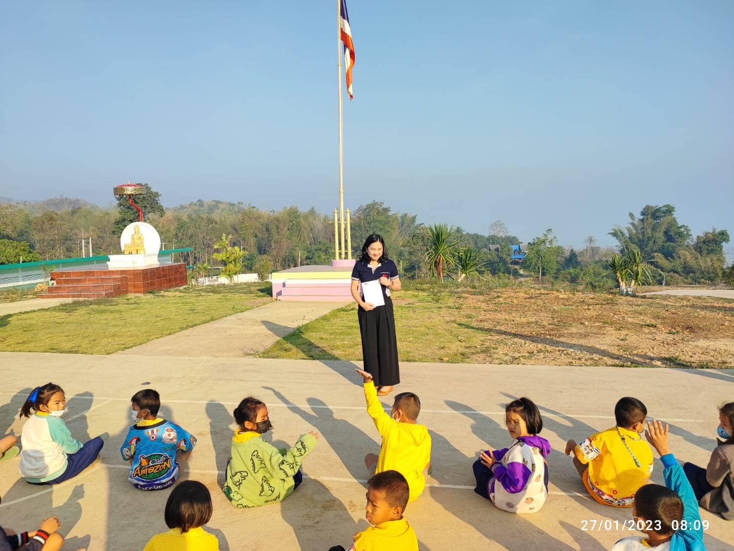 น้ำตาลขอนแก่น ลงพื้นที่ทำกิจกรรมเพื่อสังคม จ.กาญจนบุรี