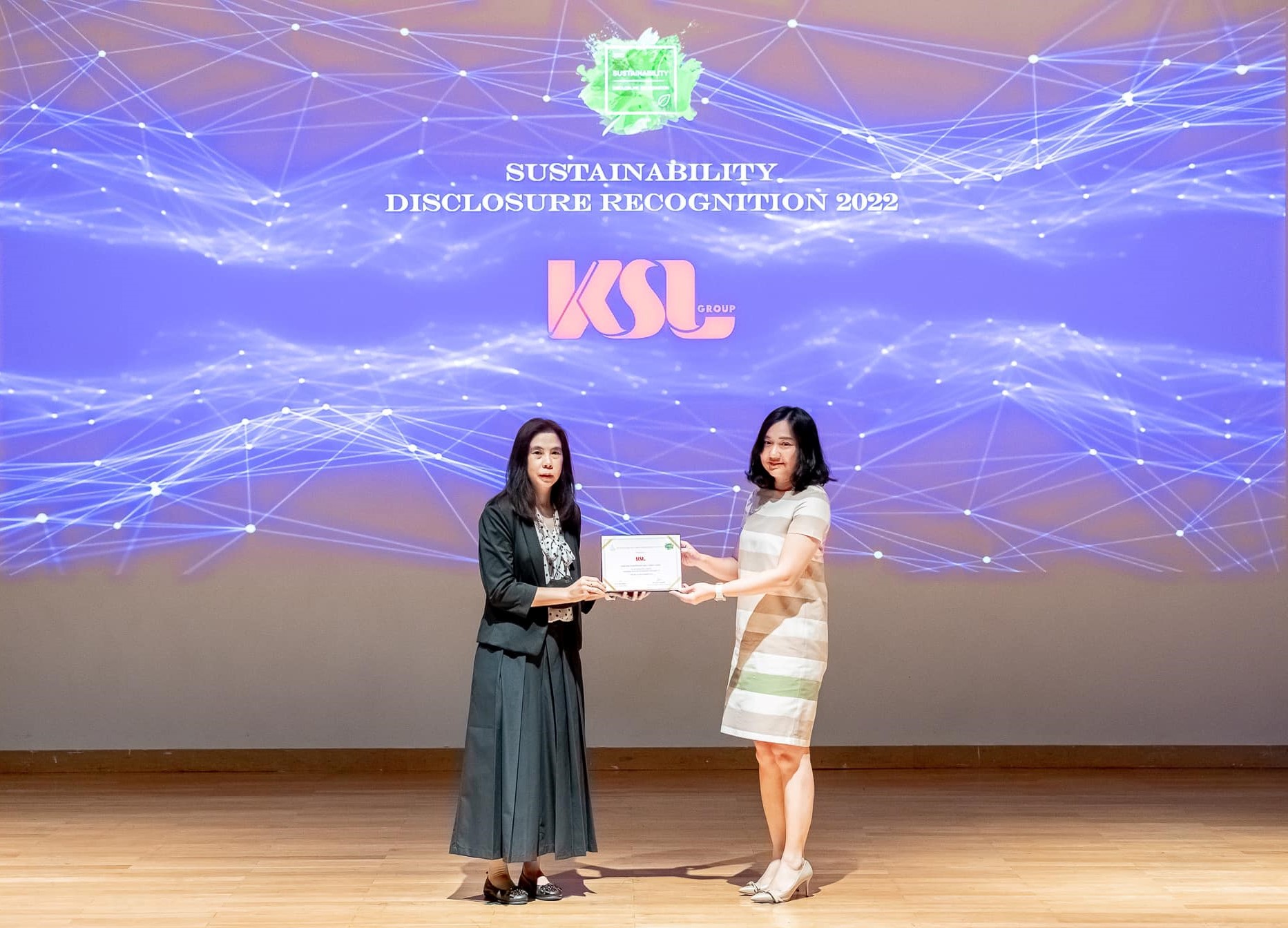 น้ำตาลขอนแก่น รับรางวัล Sustainability Disclosure Award ประจำปี 2565