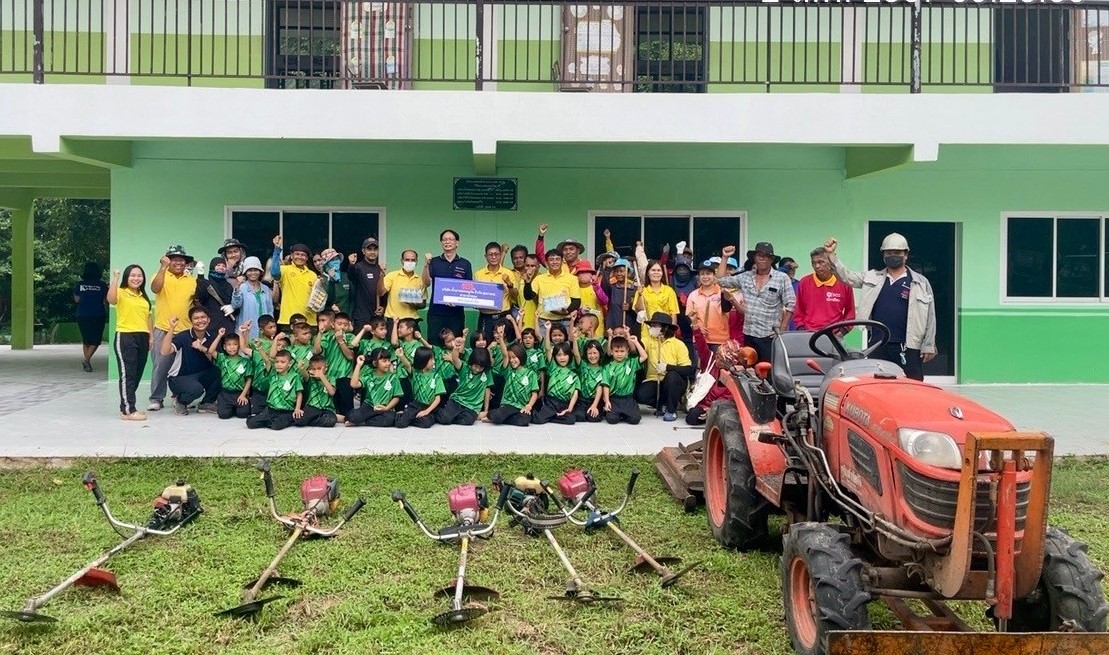 น้ำตาลขอนแก่น (น้ำพอง) สนับสนุน Big cleaning Day โรงเรียนโคกสูงกุดน้ำใส