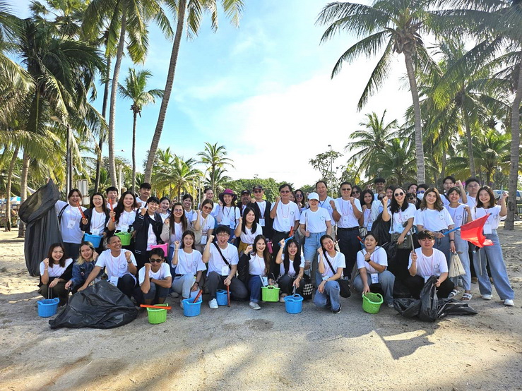 KSL ทำกิจกรรมจิตอาสา เก็บขยะหาดบางแสน ปลูกฝังค่านิยม “KSL’s Green DNA”