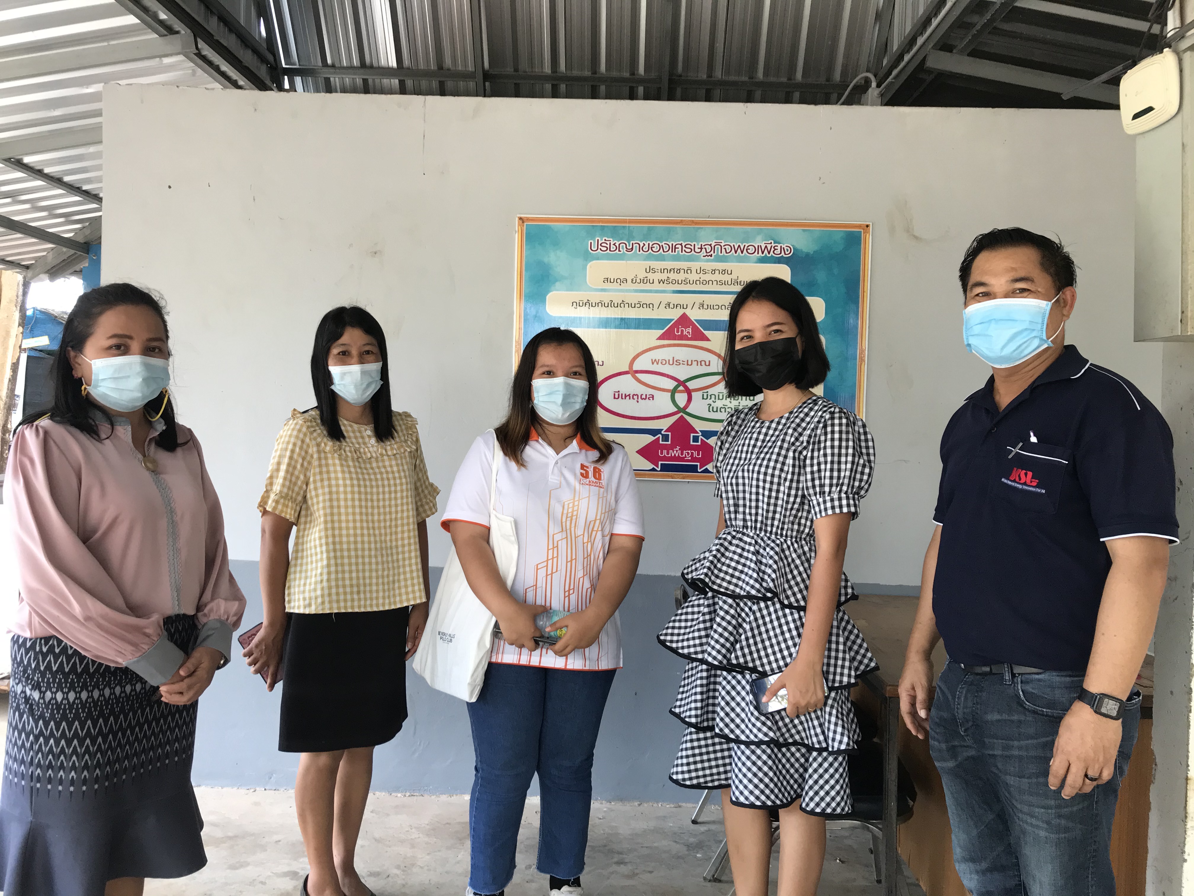 งานกิจกรรมเพื่อสังคมของกลุ่มเคเอสแอล อำเภอบ่อพลอย ลงพื้นที่ติดตามผลการดำเนินงานโครงการโรงเรียนกองทุนการศึกษาในเขตอำเภอหนองปรือ จังหวัดกาญจนบุรี 